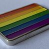 Rainbow Flag Geocoin - Silver RE