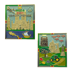 Lincolnshire Mega 2021 Mega Day Geocoin (Gold)