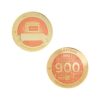 Milestone Geocoin and Tag Set - 900 Finds