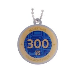 Milestone Geocoin and Tag Set - 300 Finds - Image 2