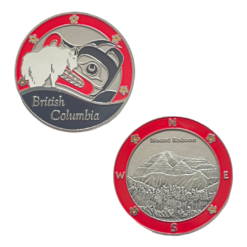 British Columbia Geocoin - Goat (Not Trackable)