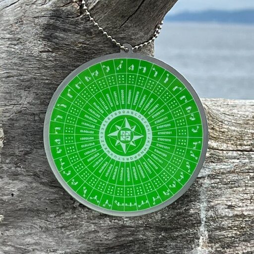 Puzzle Solving XL Travel Tag - Green - Image 3