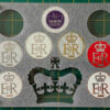 The Queen's Platinum Jubilee Geocoin Display