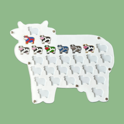 Cow Geocoin Display - Cow Shape