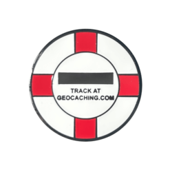 England Flag Micro Geocoin - Black Nickel - Image 3