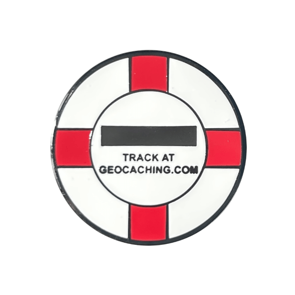 England Flag Micro Geocoin - Black Nickel - Image 3