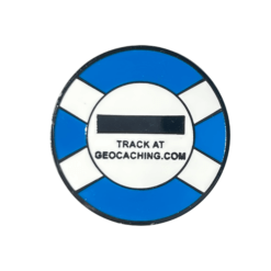 Scotland Flag Micro Geocoin - Black Nickel - Image 3