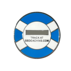 Scotland Flag Micro Geocoin - Nickel - Image 3