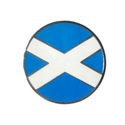 Scotland Flag Micro Geocoin - Nickel - Image 2
