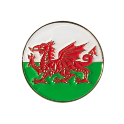 Wales Flag Micro Geocoin - Gold - Image 2
