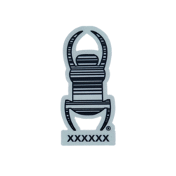 3" Geocaching Travel Bug® Reflective Decal