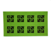 GREEN 3/4" x 3/4" Mini Square Sticker 8 pack
