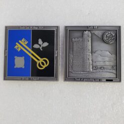 Leith Hill - South East UK Mega Geocoin - Antique Silver