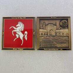 The Friars - South East UK Mega Geocoin - Antique Gold