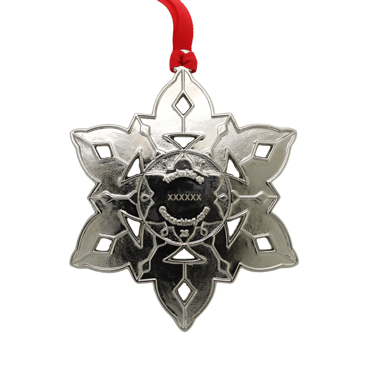 2025 Snowflake Ornament Geocoin - Tracker - Image 3
