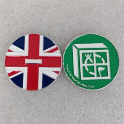 Block Party UK Geocoin - Silver