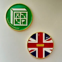 Block Party UK Geocoin - Gold