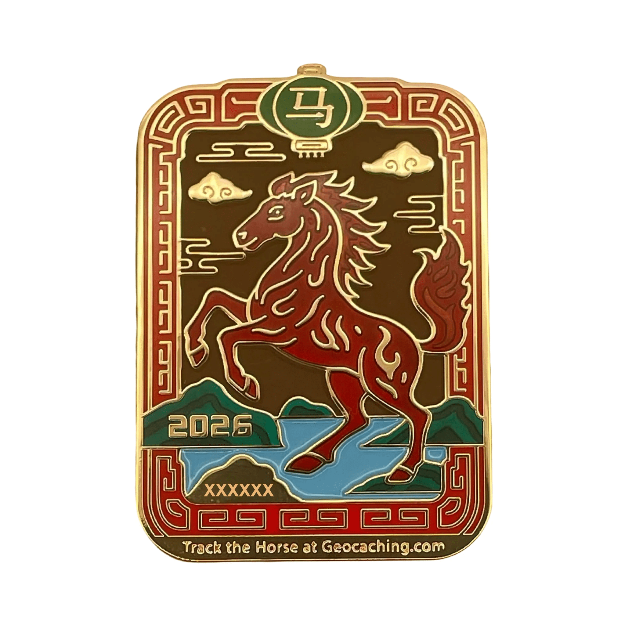 Year of the Fire Horse Geocoin - Image 3