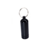 Black Metal Bottom Screw Capsule with Keyring (Bison)