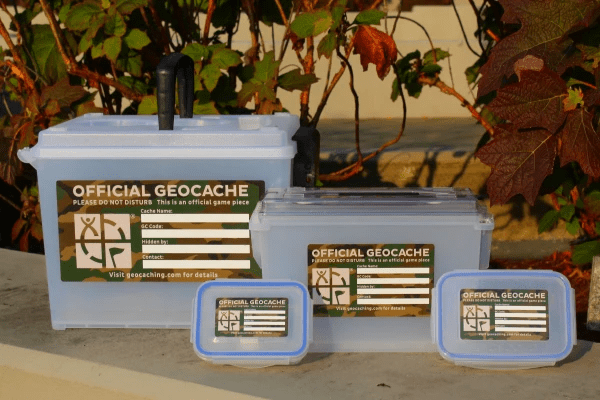 Large Cache Label - Green Camo (Groundspeak version) - Image 3