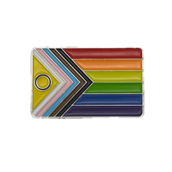 Global Inclusive Pride Flag Geocoin - Silver - Image 2