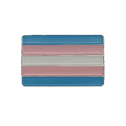 Trans+ Pride Flag Geocoin - Silver - Image 2