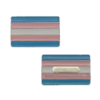 Trans+ Pride Flag Geocoin - Silver
