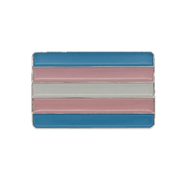 Trans+ Pride Flag Geocoin - Silver - Image 2