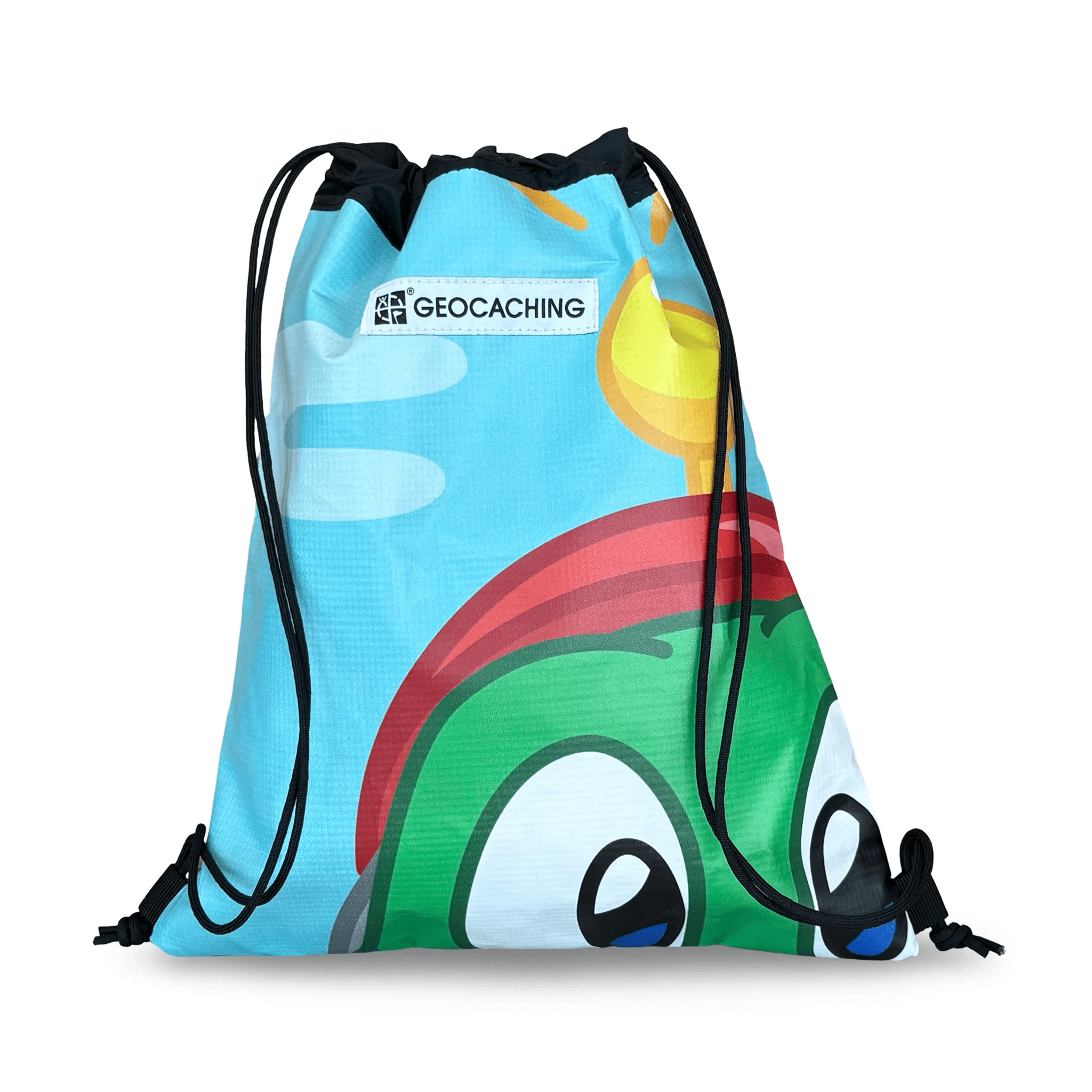 Upcycled Banner Cinch Bag