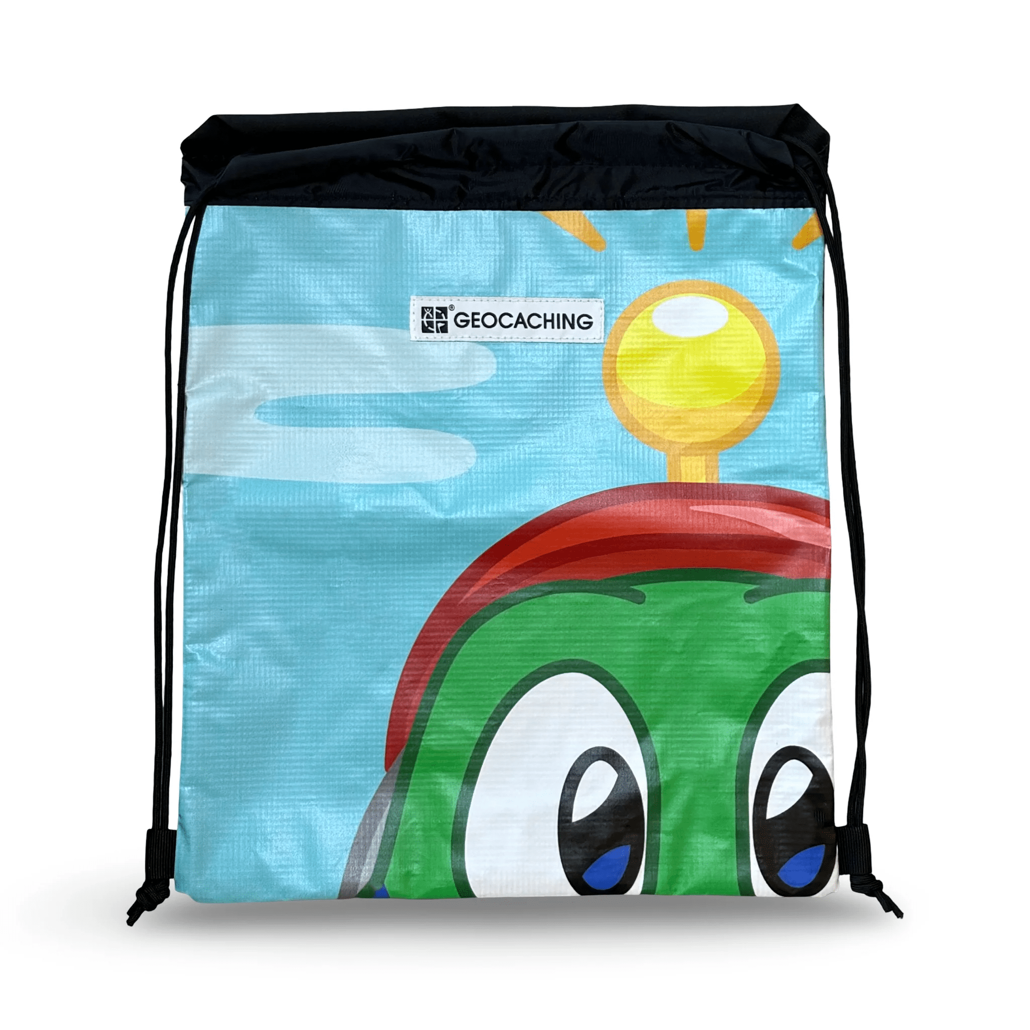 Upcycled Banner Cinch Bag - Image 2