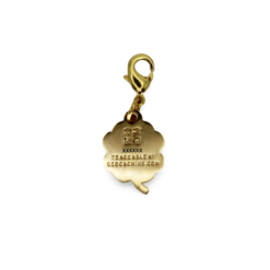 Four Leaf Clover Nano Geocoin/Zipper pull/Charm with clasp - Image 3
