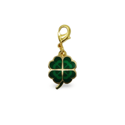 Four Leaf Clover Nano Geocoin/Zipper pull/Charm with clasp - Image 4