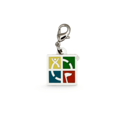 Geocaching Logo Nano Geocoin/Zipper pull/Charm with clasp - Image 3