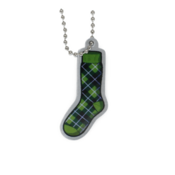Missing Sock Travel Tag - Argyle Sock