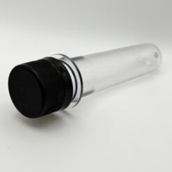 Clear PET Preform with Black Lid (13.2xØ2.5cm) - Image 3