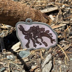 EarthCache Fossil Travel Tag - Stegosaurus - Image 2