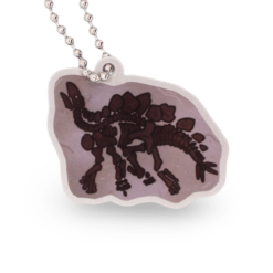 EarthCache Fossil Travel Tag - Stegosaurus