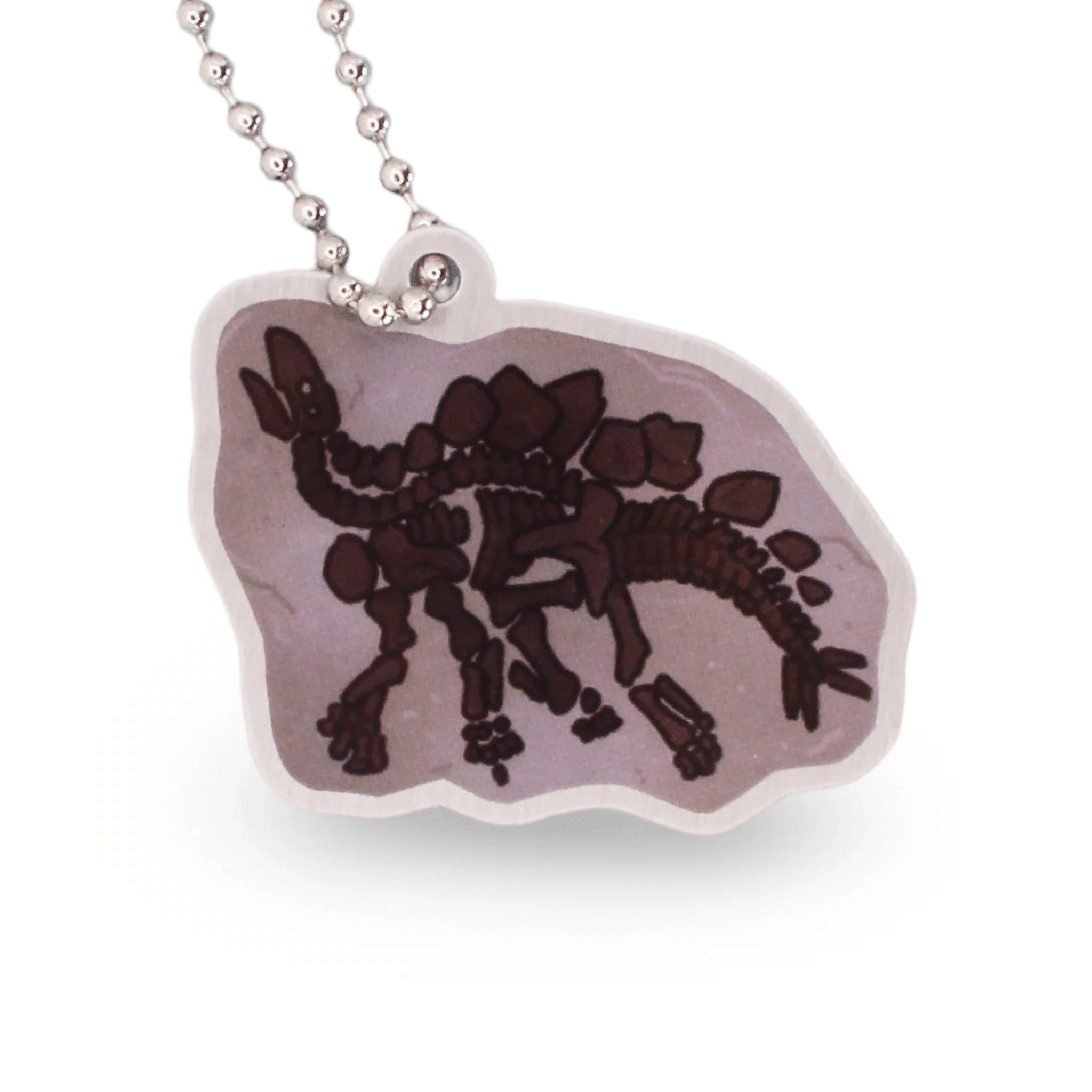 EarthCache Fossil Travel Tag - Stegosaurus