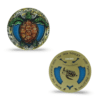 Sea Turtle Geocoin - Antique Brass Finish